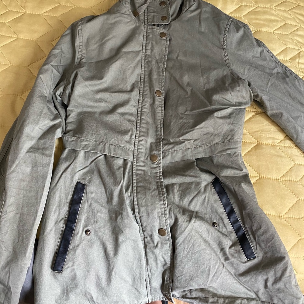 Green utility jacket